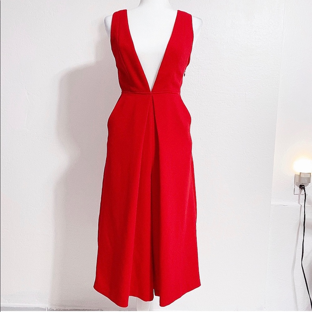 BCBG Jumpsuit red women size 2
